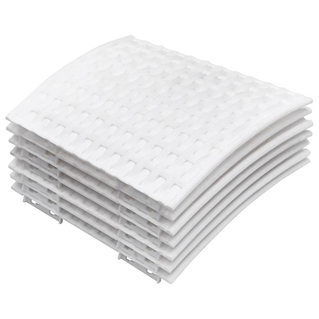 Vidaxx juletræsnederdel ø56x23 cm plast hvid
