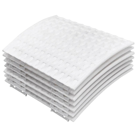 Vidaxx juletræsnederdel ø56x23 cm plast hvid