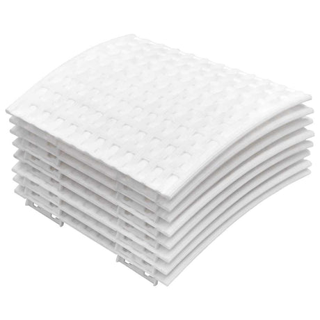 Vidaxx juletræsnederdel ø65x23 cm plast hvid
