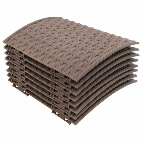 Vidaxx juletræsnederdel ø65x23 cm plast brun