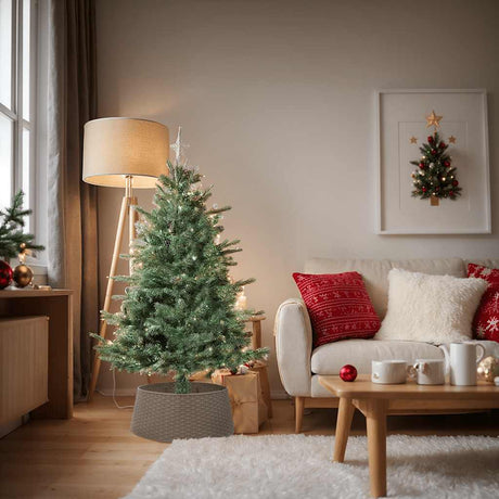 Vidaxx juletræsnederdel ø65x23 cm plast brun