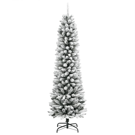 Vidaxx kunstigt juletræ med snesmal 210 cm PVC og PE
