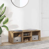 Vidaxx skoopbevaringsbænk 105x35x35 cm udformet træ, håndværksmæssig eg
