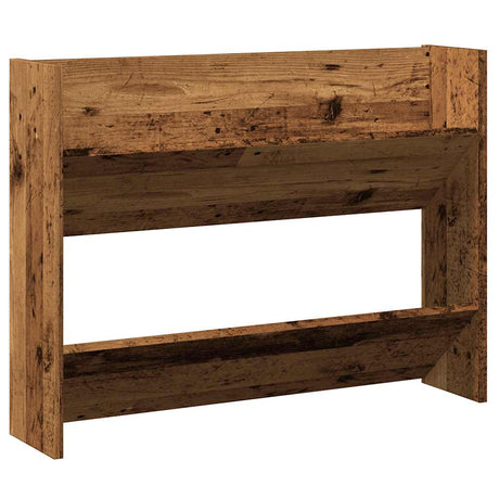 Vidaxx vægskoskab 80x18x60 cm færdigt træ, gammelt træfarvet