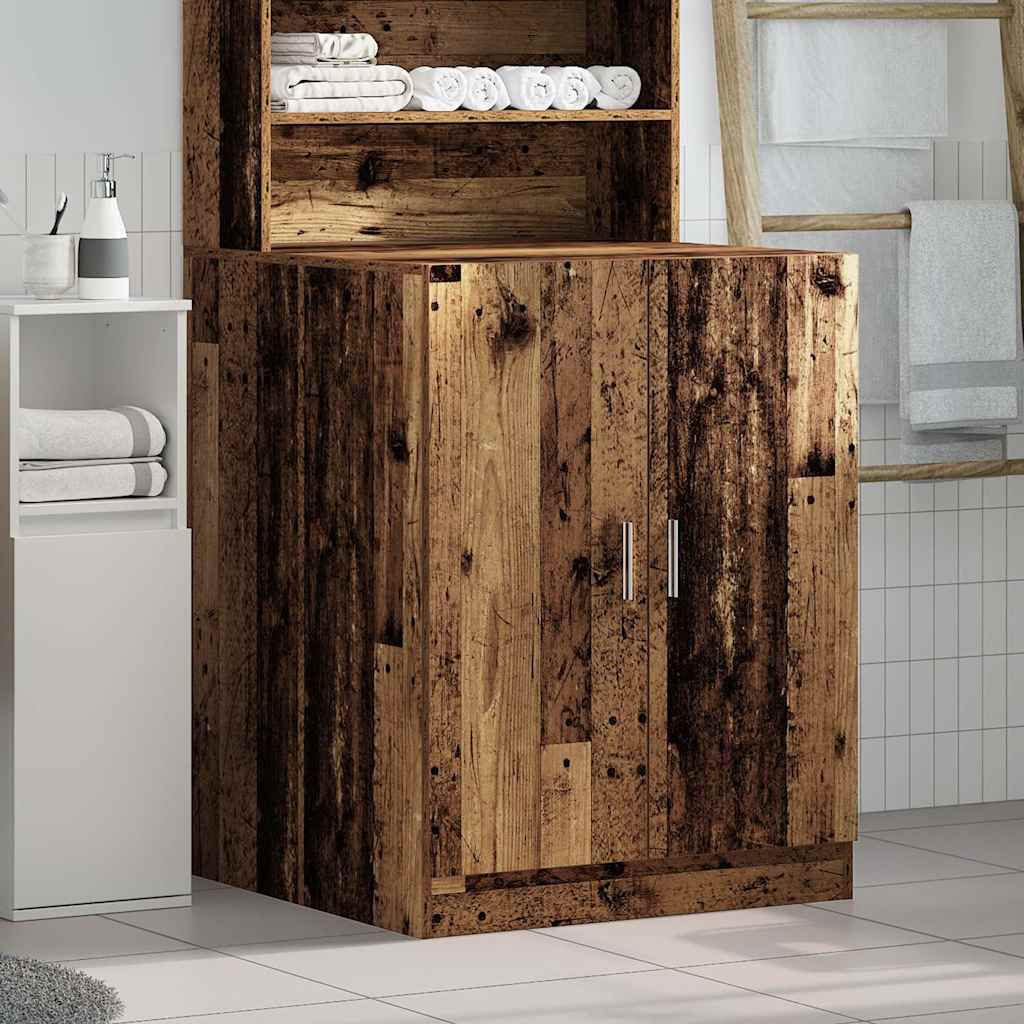 Vidaxx vaskemaskine skab 70,5x71,5x91,5 cm gammelt træfarvet