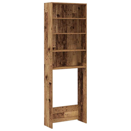 Vidaxx vaskemaskine skab 64x24x190 cm gammelt træfarvet