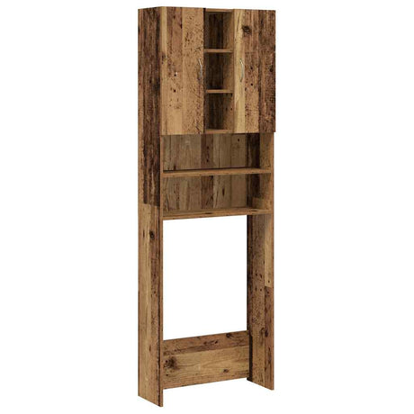 Vidaxx vaskemaskine skab 64x25,5x190 cm gammelt træfarvet