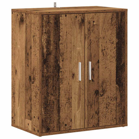 Vidaxx skoskab 60x35x70 cm færdigt træ, gammelt træfarvet