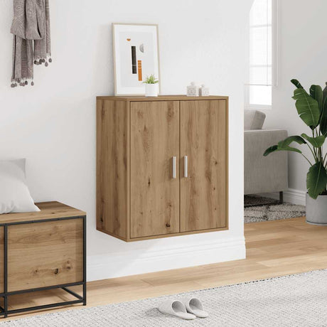 Vidaxx skoskab 60x35x70 cm udformet træ, håndværksfarvet eg