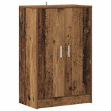 Vidaxx skoskab 60x35x92 cm færdigt træ, gammelt træfarvet