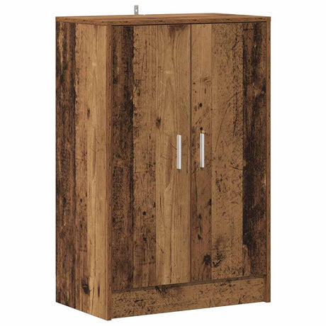 Vidaxx skoskab 60x35x92 cm færdigt træ, gammelt træfarvet