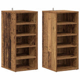 Vidaxx skoskabe 2 stk 32x35x70 cm behandlet træ, gammelt træfarvet