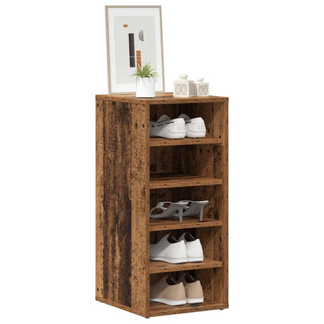 Vidaxx skoskabe 2 stk 32x35x70 cm behandlet træ, gammelt træfarvet