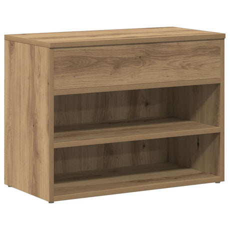 VidaXL skobænk 60x30x45 cm udformet træ, håndværksfarvet eg