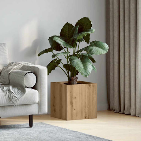 Vidaxx plantekasse 40x40x40 cm udformet træ, håndværksmæssig eg farve