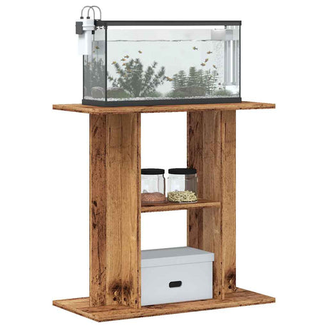 Vidaxx akvariestand gammelt træ 60x30x60 cm forarbejdet træ