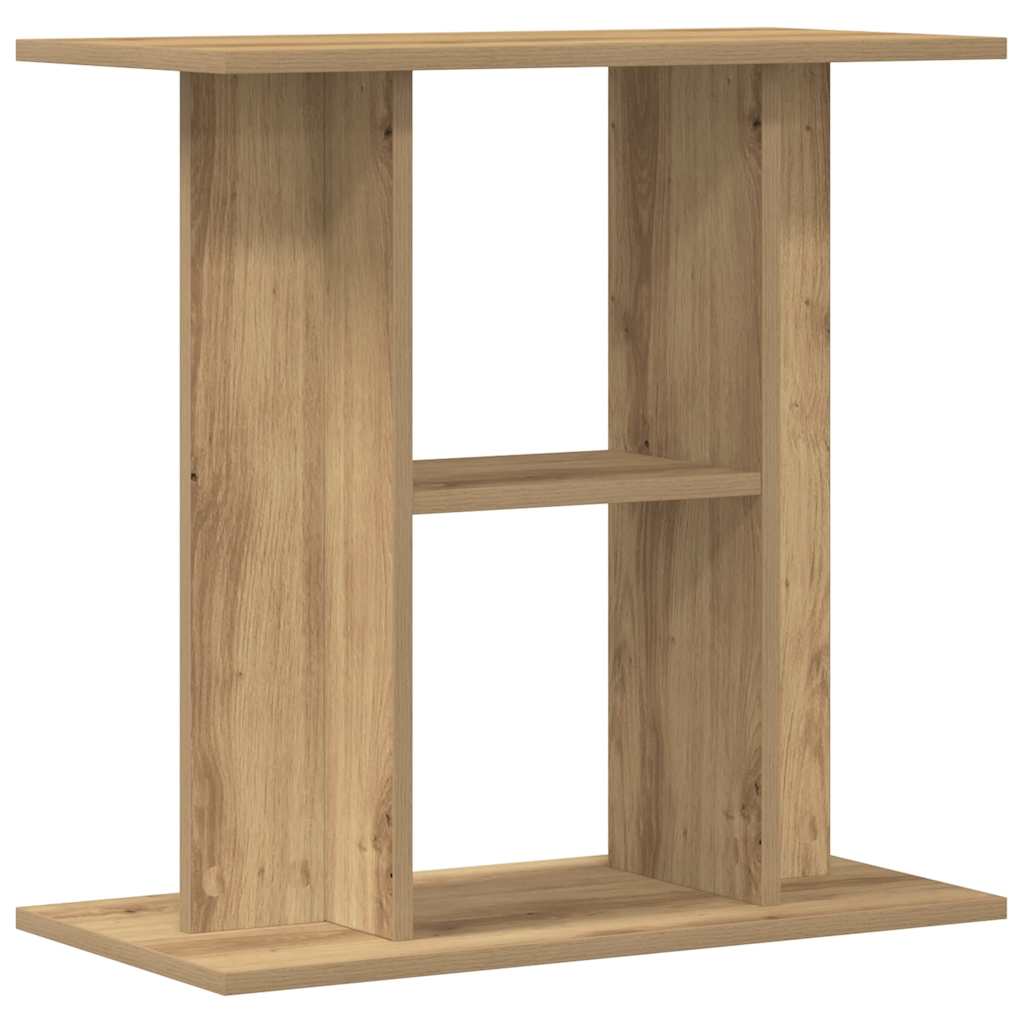 Vidaxx akvariestativ 60x30x60cm udformet træ, håndværksfarvet eg