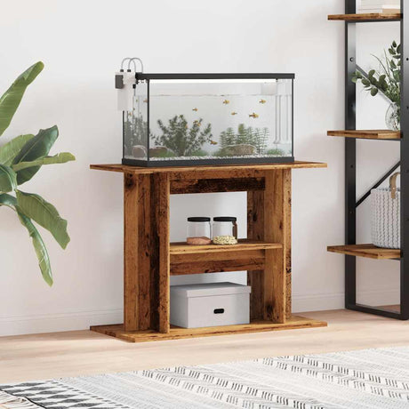 Vidaxx akvariestand gammelt træ 80x35x60 cm forarbejdet træ