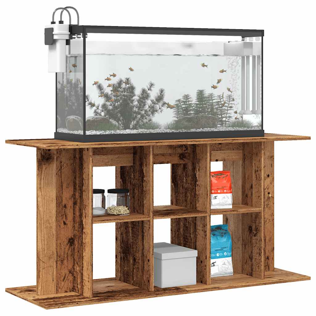 Vidaxx akvariestativ 120x40x60 cm behandlet træ, gammelt træfarvet
