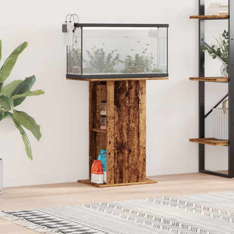 Vidaxx akvariestativ 36x60,5x72,5 cm behandlet træ, gammelt træfarvet