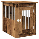 Vidaxxl hundekasse 45x62x59 cm udformet træ, gammelt træfarvet