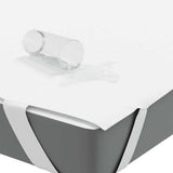 Vidaxl matrasbeschermer waterdicht 160x220 cm wit