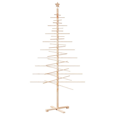 Vidaxx juledekoration juletræ 210 cm massiv fyrretræ