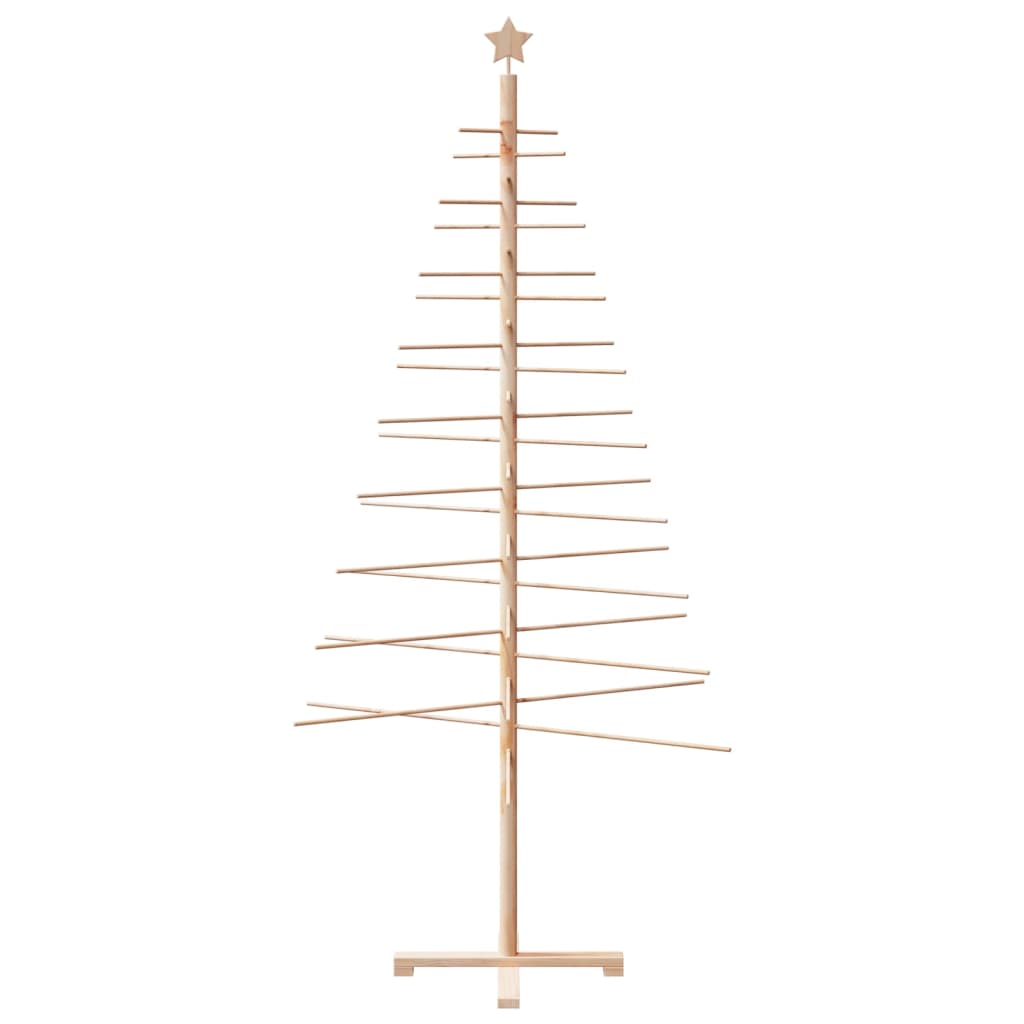 Vidaxx juledekoration juletræ 210 cm massiv fyrretræ