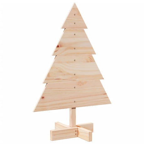 VidaXL juledekoration juletræ 70 cm massivt træ