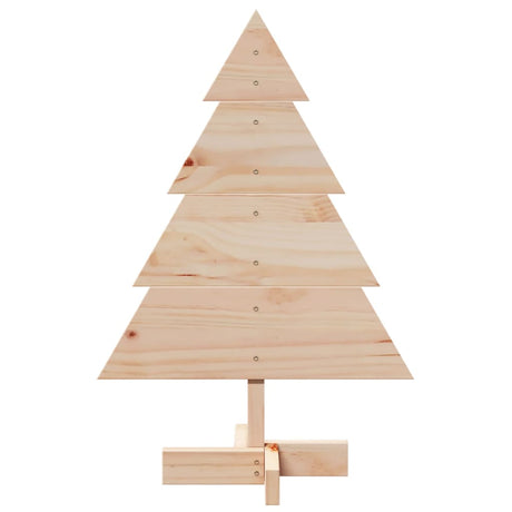 VidaXL juledekoration juletræ 70 cm massivt træ