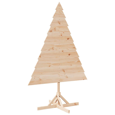 VidaXL juledekoration juletræ 180 cm massivt træ