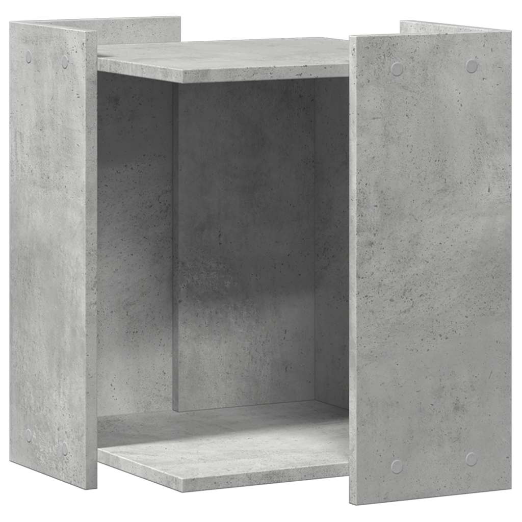Vidaxxl kattegrus skab 42x42x51 cm konstrueret træ betongrå