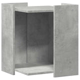 Vidaxxl kattegrus skab 42x42x51 cm konstrueret træ betongrå