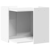Vidaxxl kattebakke 53x53x51 cm færdig træ hvid