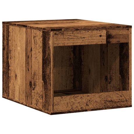 Vidaxxl kattebakke 47x59x42 cm færdigt træ, gammel træfarvet