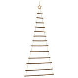 Vidaxl hangende kerstboom met topster 86x180 cm natuurlijke tak