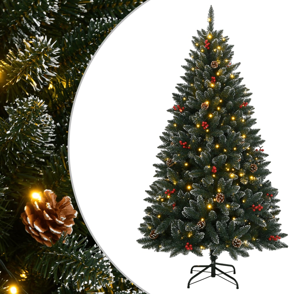 VidaXL Kunstigt juletræ med 150 lysdioder 120 cm