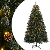 VidaXL Kunstigt juletræ med 150 lysdioder 120 cm