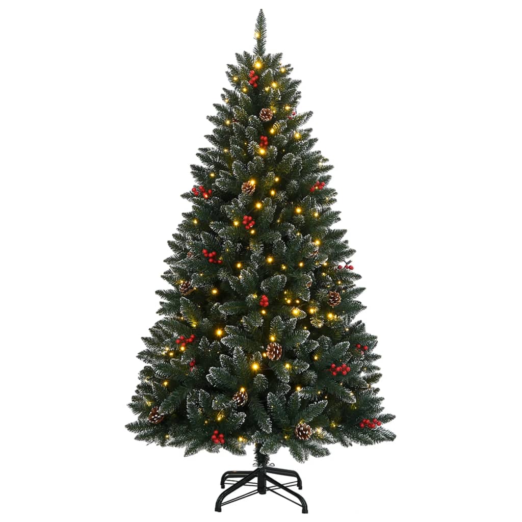 VidaXL Kunstigt juletræ med 150 lysdioder 120 cm