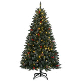 VidaXL Kunstigt juletræ med 150 lysdioder 120 cm