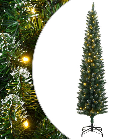 Vidaxx kunstigt juletræ smalt med 150 lysdioder 150 cm