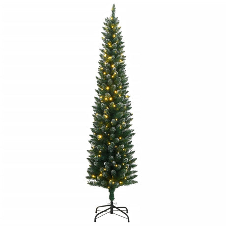 Vidaxx kunstigt juletræ smalt med 150 lysdioder 150 cm