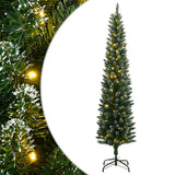 Vidaxx kunstigt juletræ smalt med 300 lysdioder 210 cm