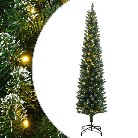 Vidaxx kunstigt juletræ smalt med 300 lysdioder 210 cm