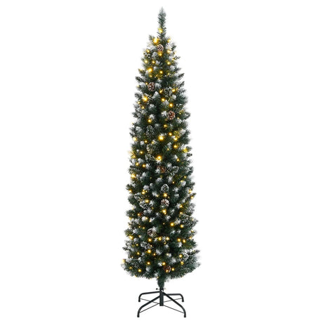 Vidaxx kunstigt juletræ smalt med 150 lysdioder 150 cm