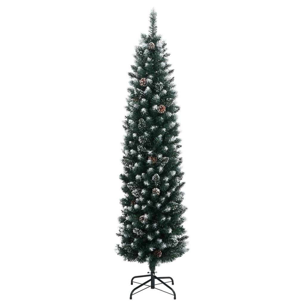 Vidaxx kunstigt juletræ smalt med 300 lysdioder 180 cm