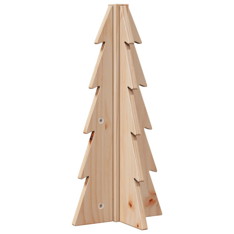 Vidaxx juledekoration juletræ 49 cm massivt fyrretræ