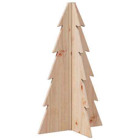 Vidaxx juledekoration juletræ 69,5 cm massivt fyrretræ