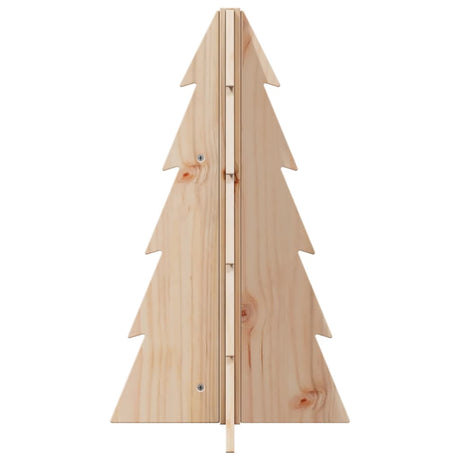 Vidaxx juledekoration juletræ 69,5 cm massivt fyrretræ