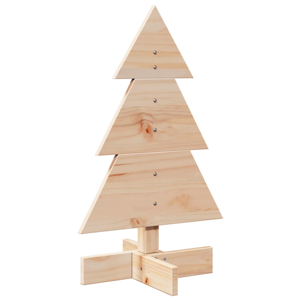 VidaXL juledekoration juletræ 60 cm massiv fyrretræ